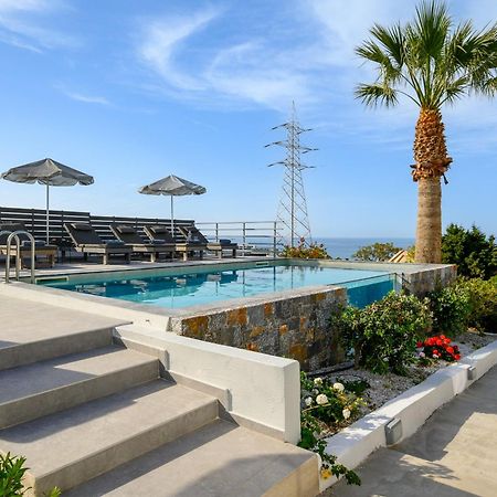 Queen'S Gem Luxury Villa - Heated Jacuzzi & Pool ヘルソニソス エクステリア 写真